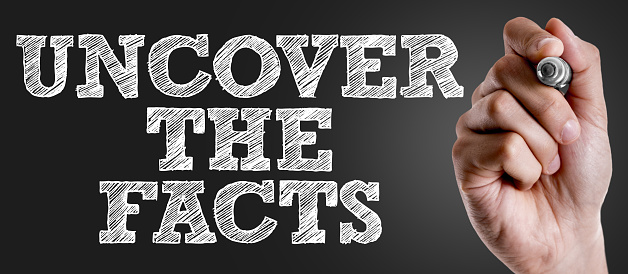 Uncover the Facts sign